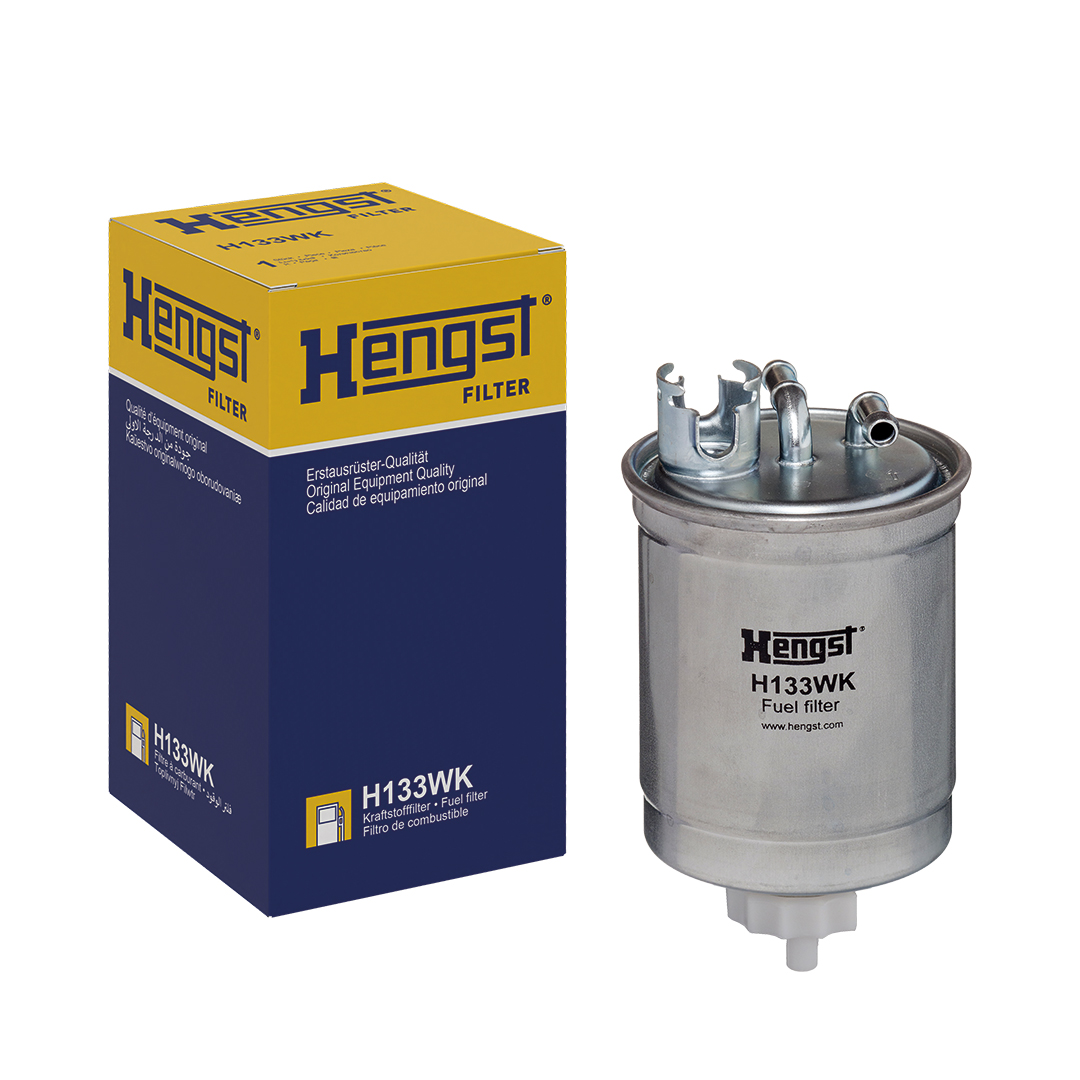 HENGST FILTER Brændstof-filter h133wk Ledningsfilter 156mm for VAG