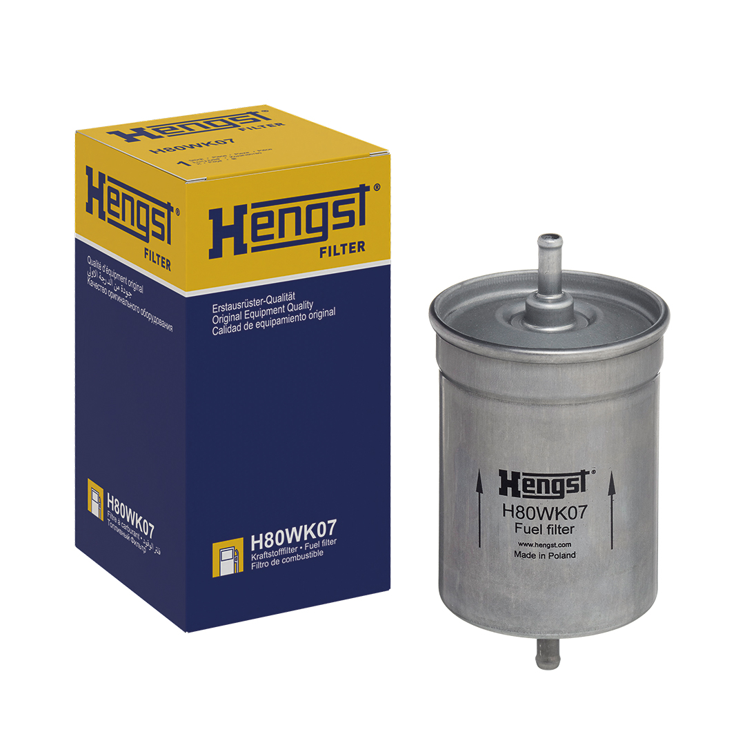 HENGST FILTER Brændstof-filter h80wk07 Ledningsfilter 157mm for FORD VAG