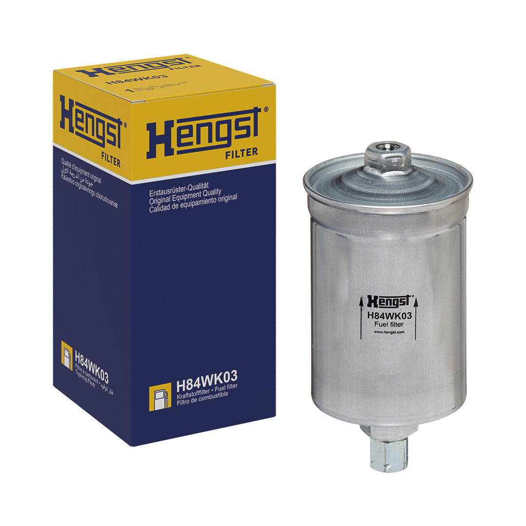 HENGST FILTER Brændstof-filter h84wk03 Ledningsfilter 175mm for VAG