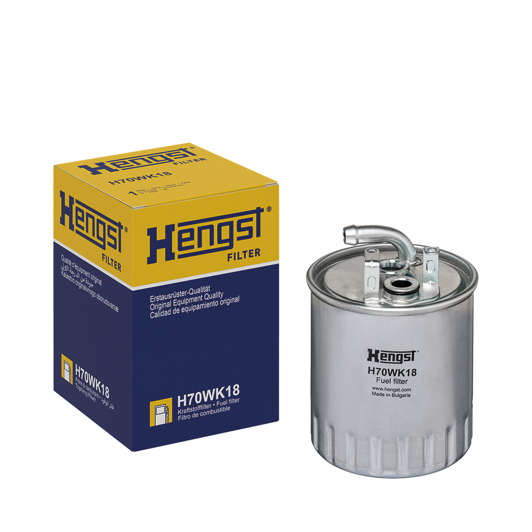 HENGST FILTER Brændstof-filter h70wk18 Ledningsfilter 126mm for MERCEDES-BENZ