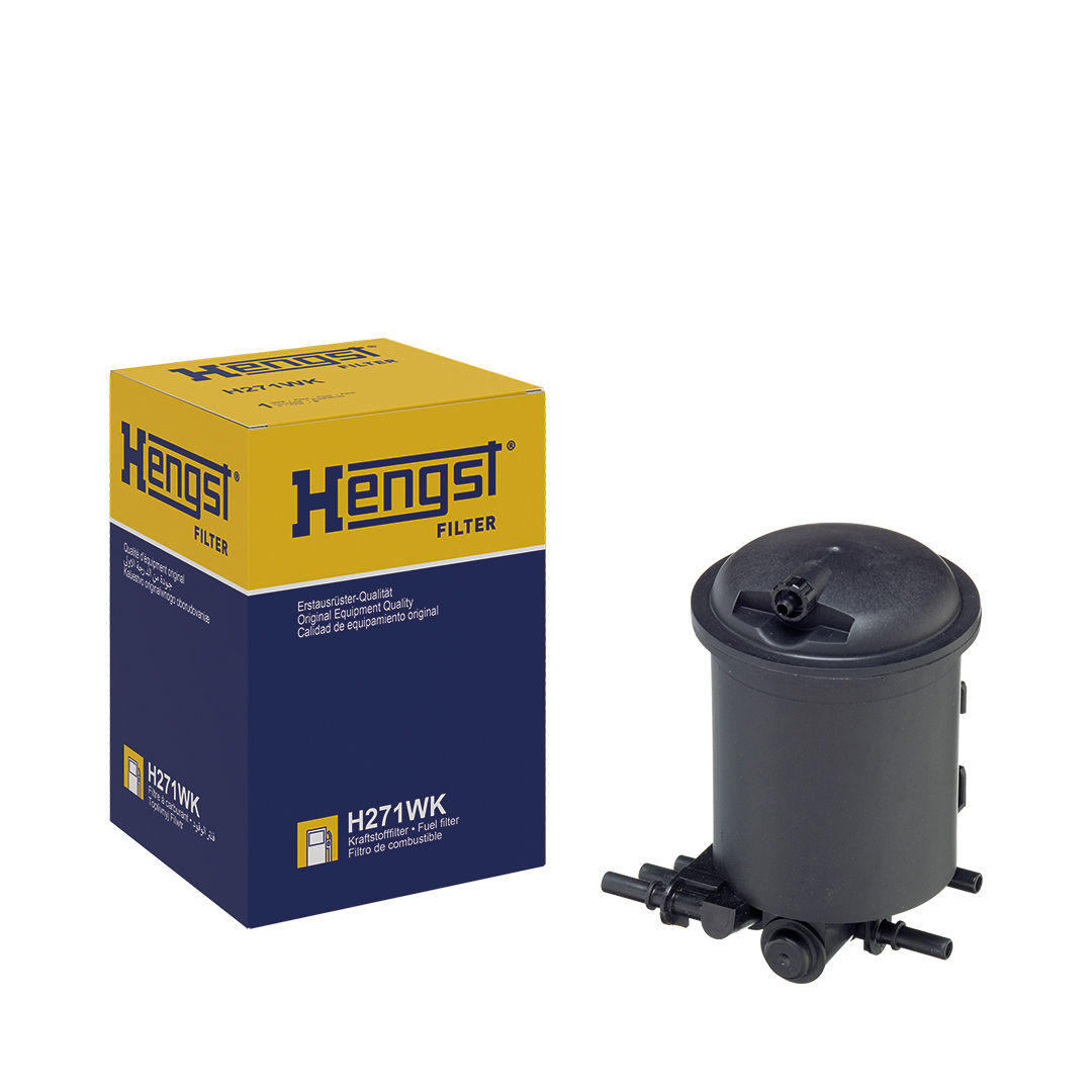 HENGST FILTER Brændstof-filter h271wk Ledningsfilter 165mm for RENAULT