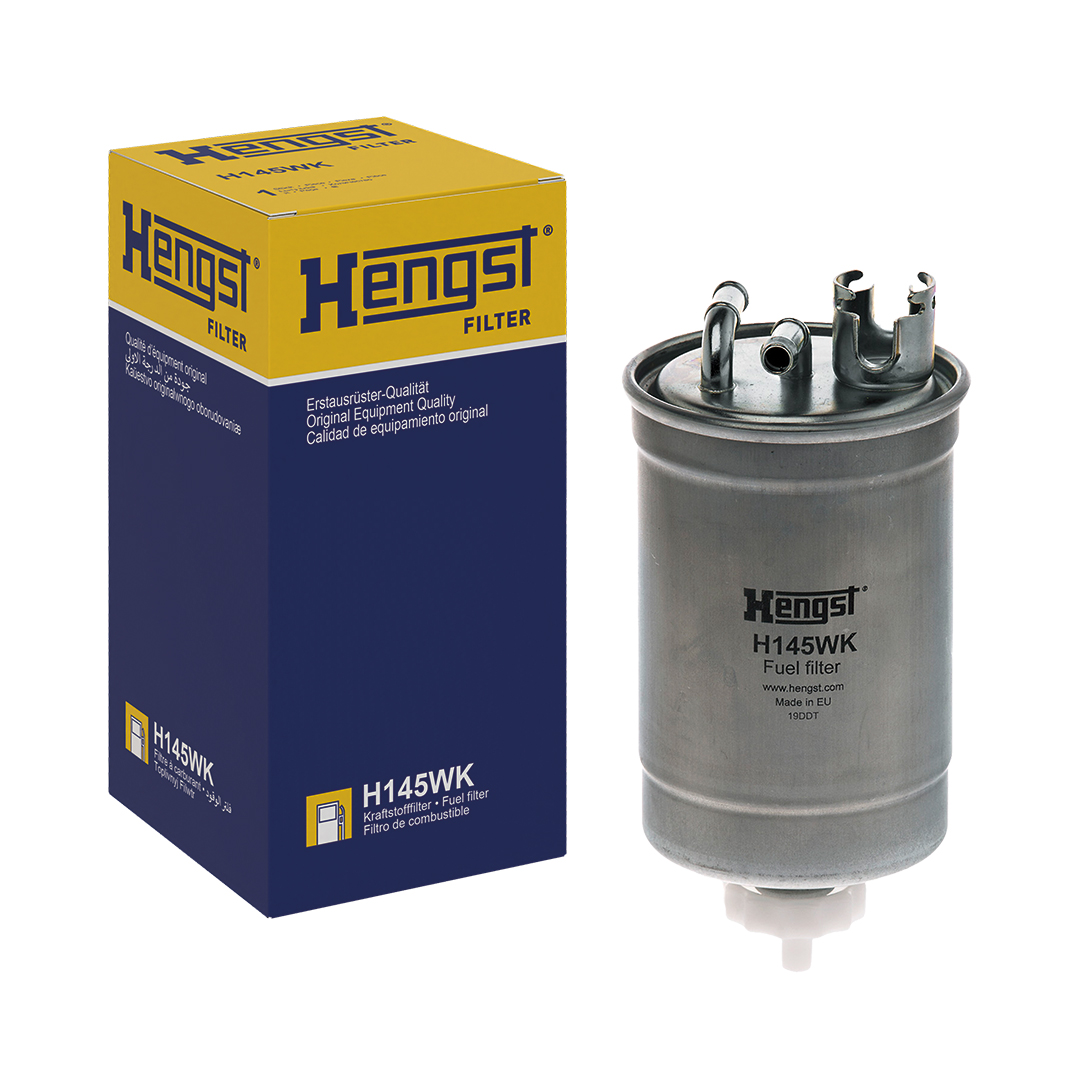 HENGST FILTER Brændstof-filter h145wk Ledningsfilter 174mm for VAG