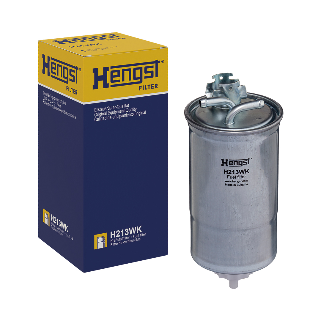 HENGST FILTER Brændstof-filter h213wk Ledningsfilter 199mm for VAG