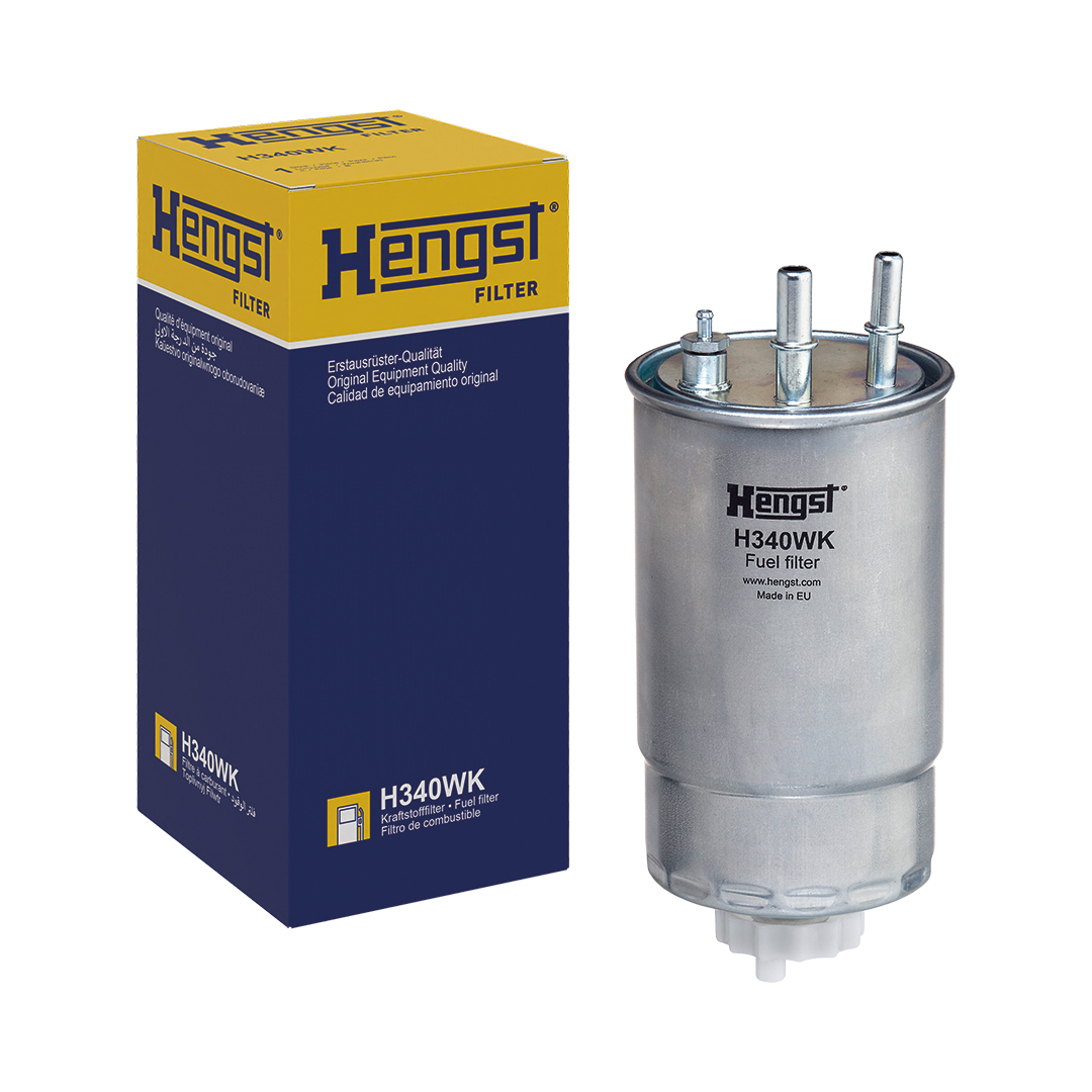 HENGST FILTER Brændstof-filter h340wk Ledningsfilter 205mm for OPEL FORD FIAT GENERAL MOTORS PEUGEOT CITROËN