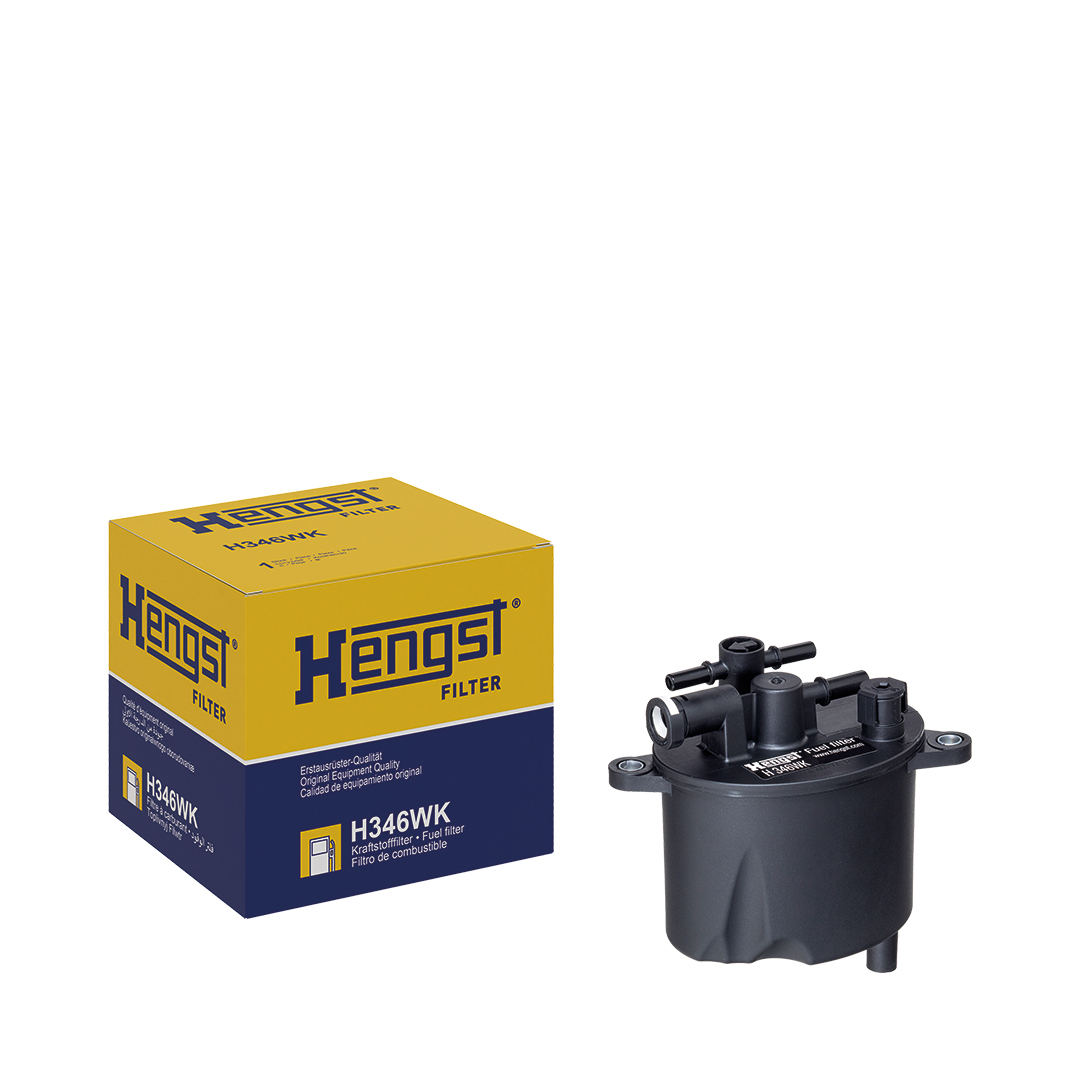 HENGST FILTER Brændstof-filter h346wk Ledningsfilter 154mm for PEUGEOT FORD CITROËN LANCIA JAGUAR MITSUBISHI LAND ROVER