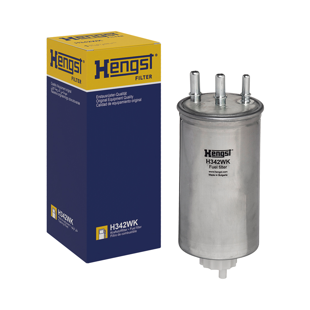 HENGST FILTER Brændstof-filter h342wk Ledningsfilter 211mm for RENAULT DACIA
