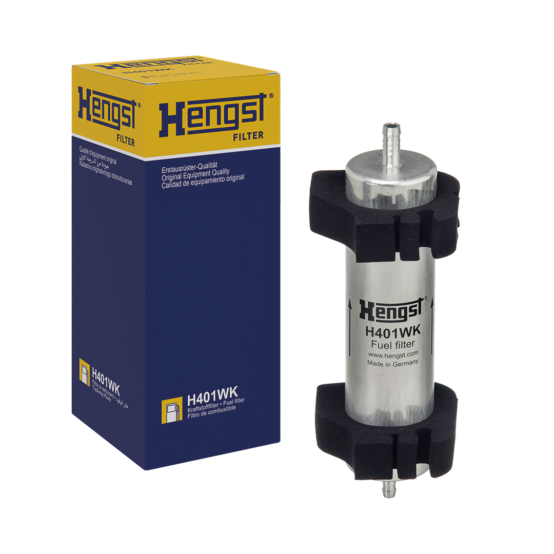 HENGST FILTER Brændstof-filter h401wk Ledningsfilter 249mm for VAG