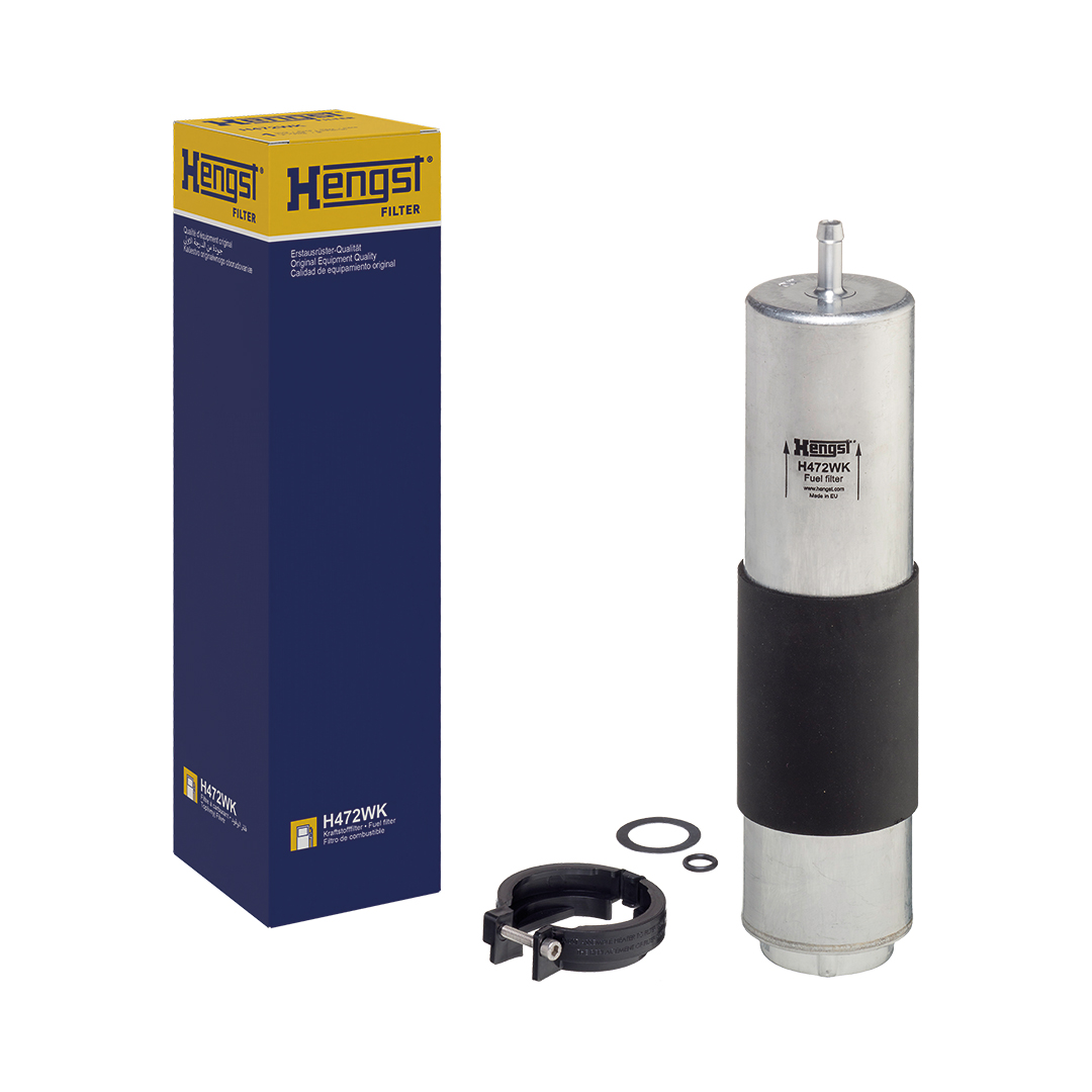 HENGST FILTER Brændstof-filter h472wk Ledningsfilter 250mm for MERCEDES-BENZ