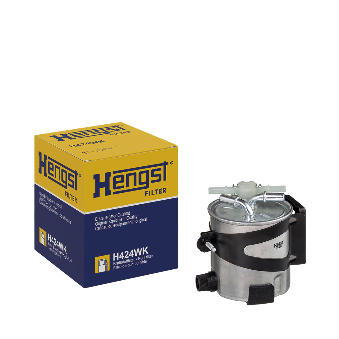 HENGST FILTER Brændstof-filter h424wk Ledningsfilter 124mm for RENAULT