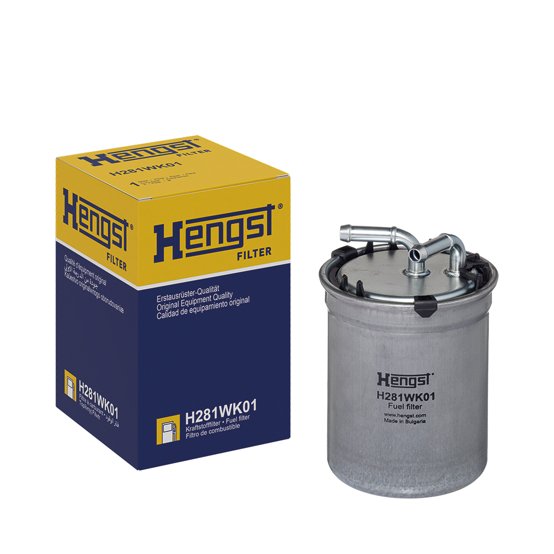 HENGST FILTER Brændstof-filter H281WK01 Ledningsfilter 133mm for VAG