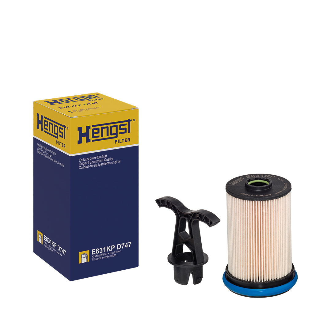 HENGST FILTER Brændstof-filter E831KP D747 Filterindsats 115mm for FORD