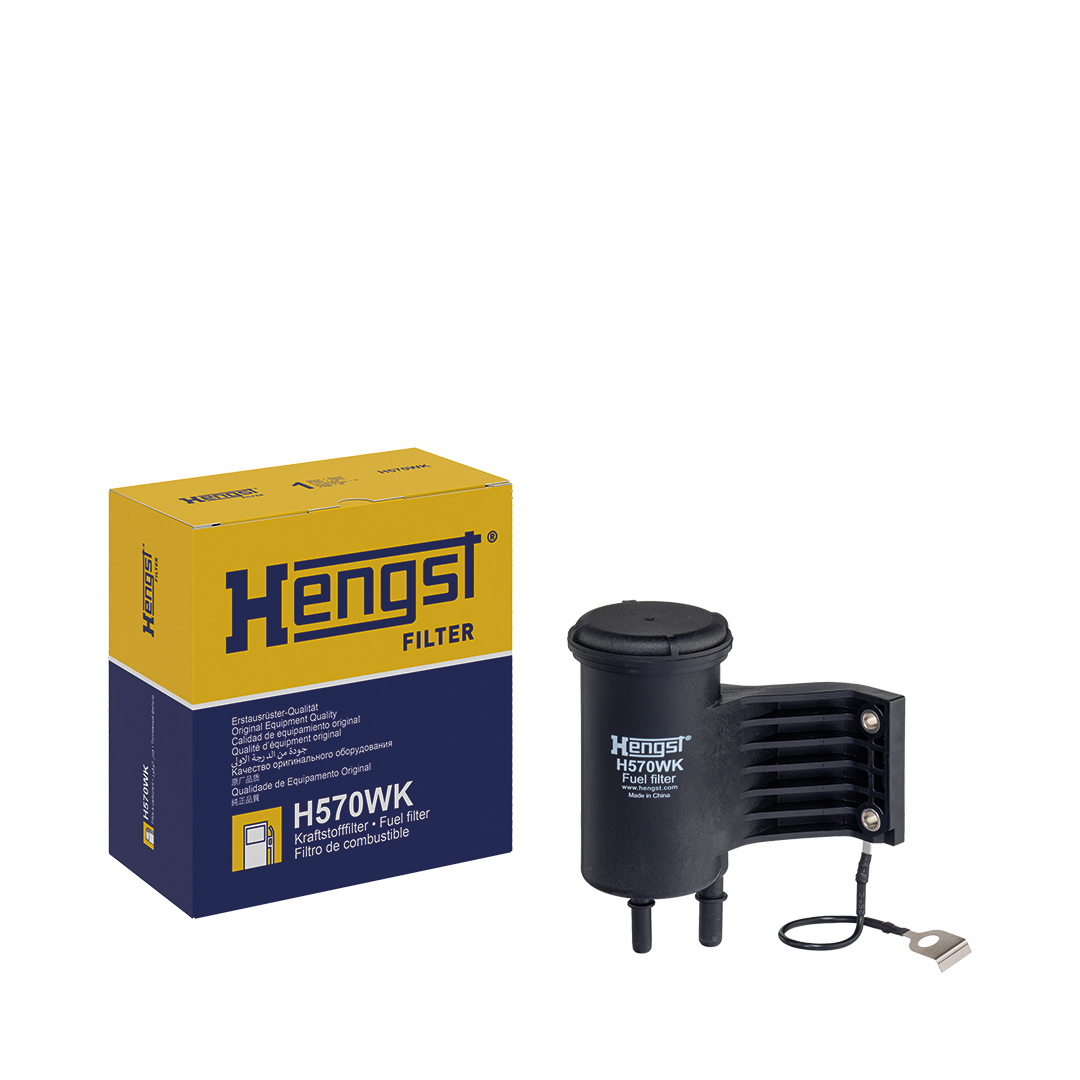 HENGST FILTER Brændstof-filter h570wk Ledningsfilter 141mm for VOLVO GEELY