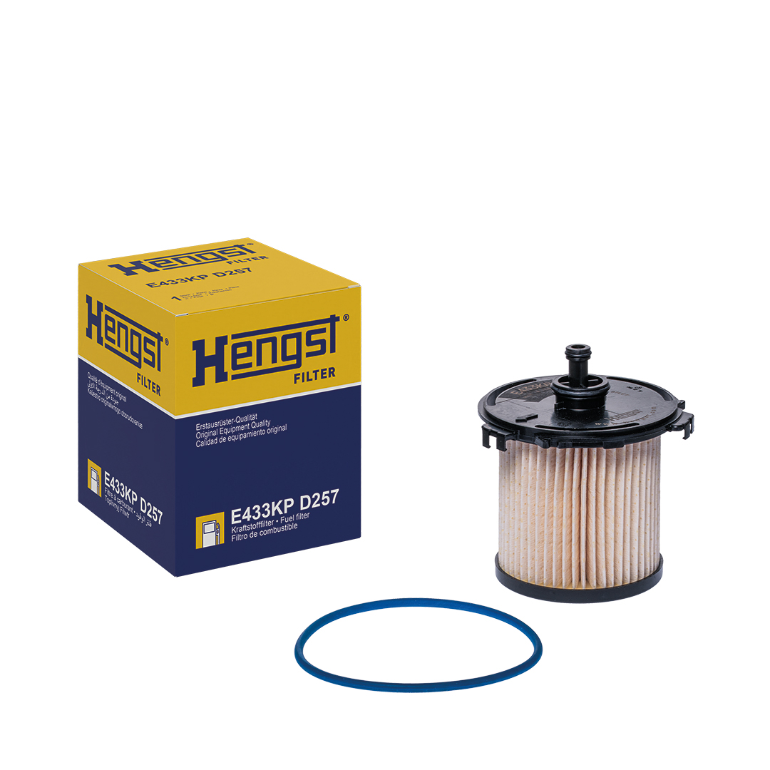 HENGST FILTER Brændstof-filter e433kpd257 Filterindsats 133mm for FORD FORD OTOSAN