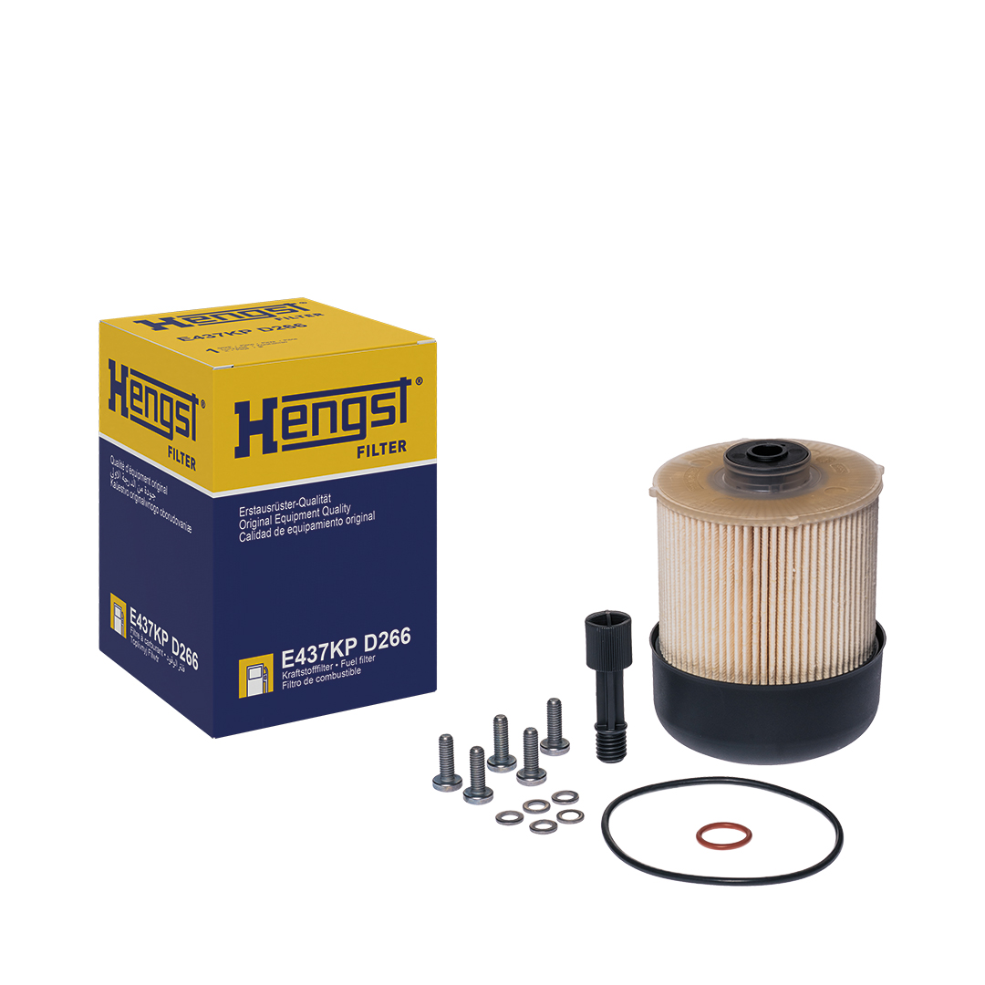 HENGST FILTER Brændstof-filter e437kpd266 Filterindsats 117mm for RENAULT TRUCKS NISSAN RENAULT