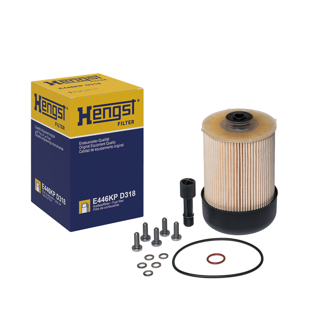 HENGST FILTER Brændstof-filter e446kpd318 Filterindsats 142mm for OPEL GENERAL MOTORS FIAT MERCEDES-BENZ NISSAN RENAULT RENAULT TRUCKS