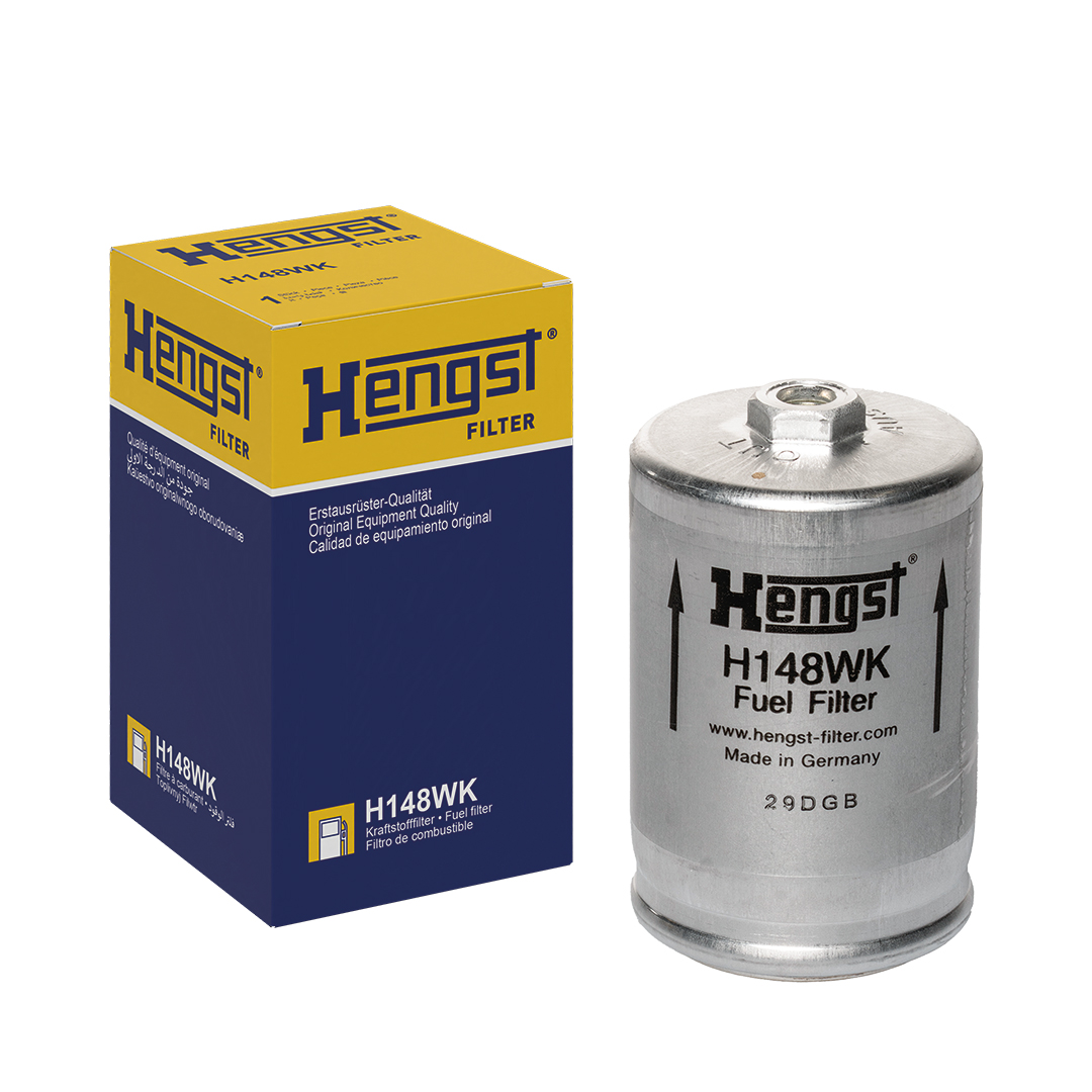 HENGST FILTER Brændstof-filter h148wk Ledningsfilter 132mm for VAG