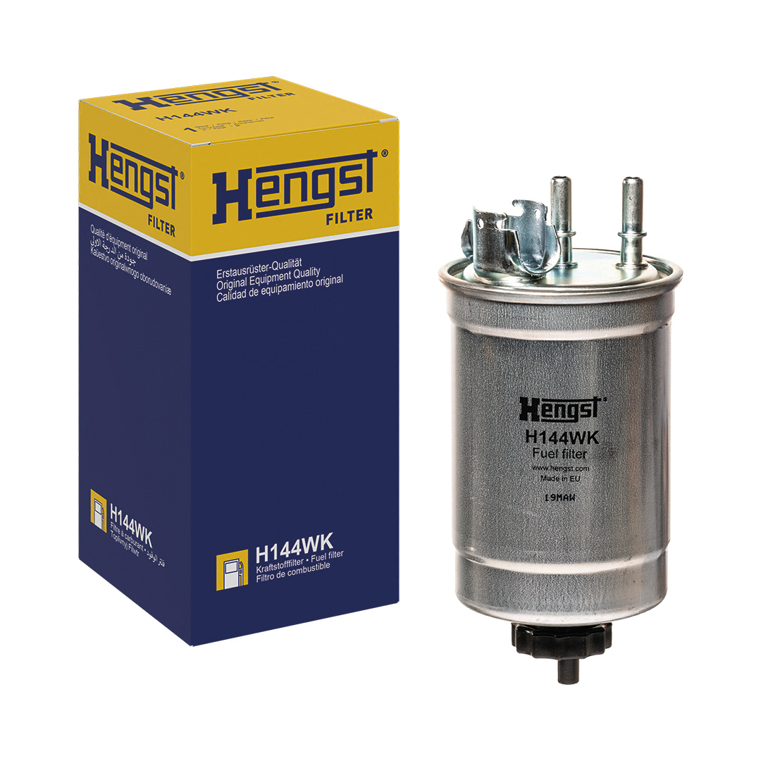HENGST FILTER Brændstof-filter h144wk Ledningsfilter 182mm for FIAT