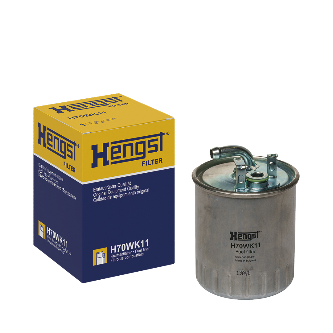 HENGST FILTER Brændstof-filter h70wk11 Ledningsfilter 128mm for MERCEDES-BENZ