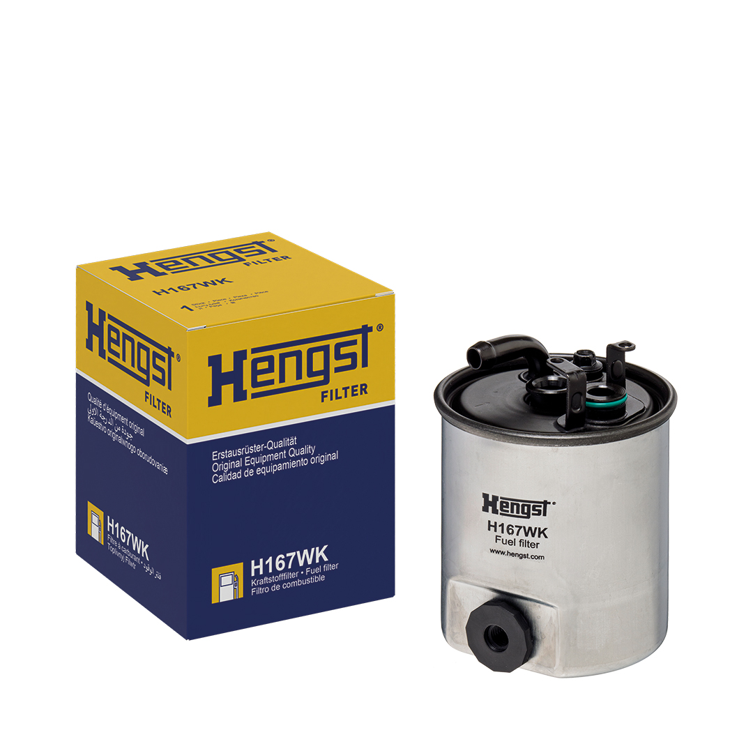 HENGST FILTER Brændstof-filter h167wk Ledningsfilter 120mm for MERCEDES-BENZ RENAULT TRUCKS