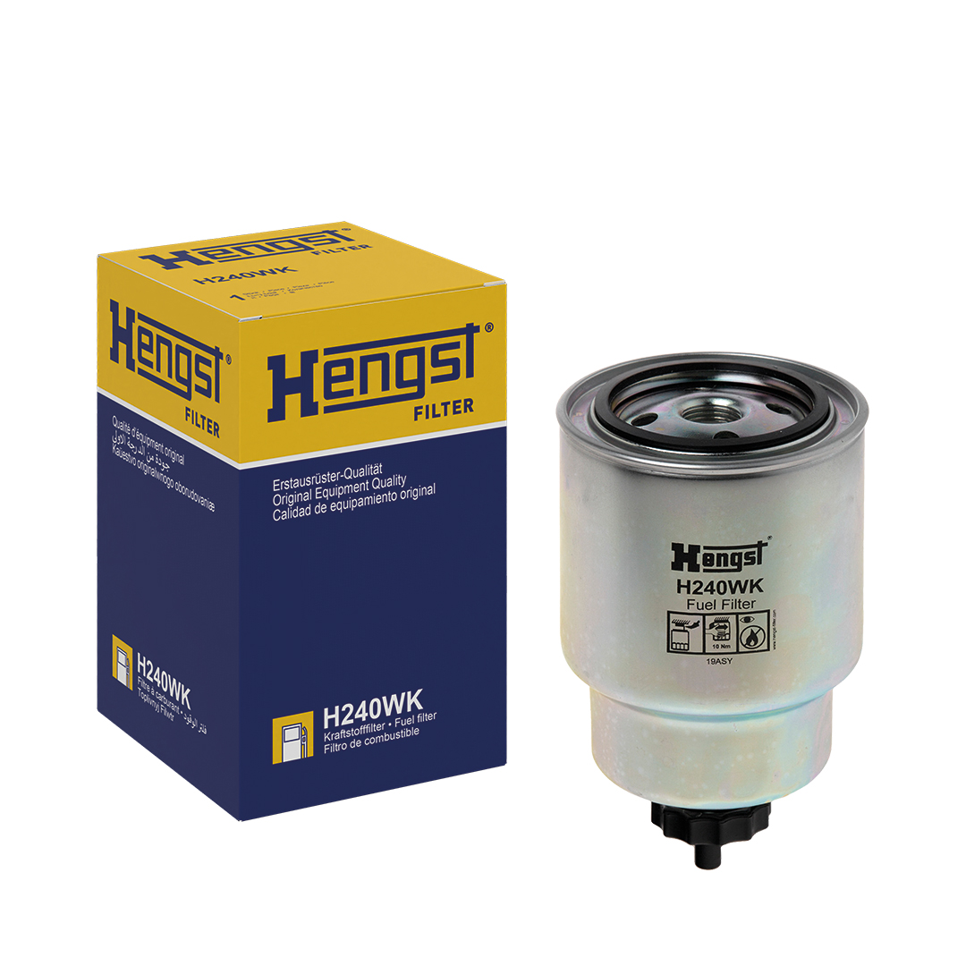 HENGST FILTER Brændstof-filter h240wk Påskruet filter 154mm 3/4-16 UNF for NISSAN