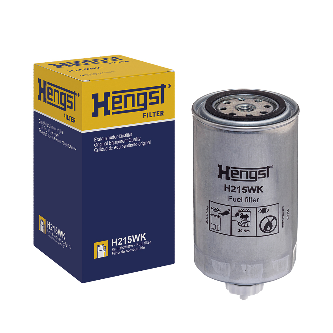 HENGST FILTER Brændstof-filter h215wk Påskruet filter 192mm M16x1.5 for IVECO STEYR RENAULT TRUCKS