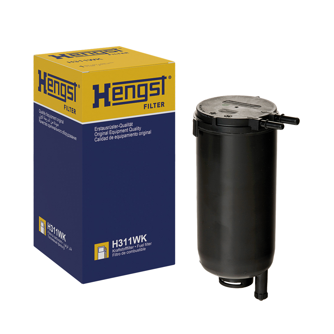 HENGST FILTER Brændstof-filter h311wk Ledningsfilter 235mm for IVECO RENAULT TRUCKS FUSO (MITSUBISHI)