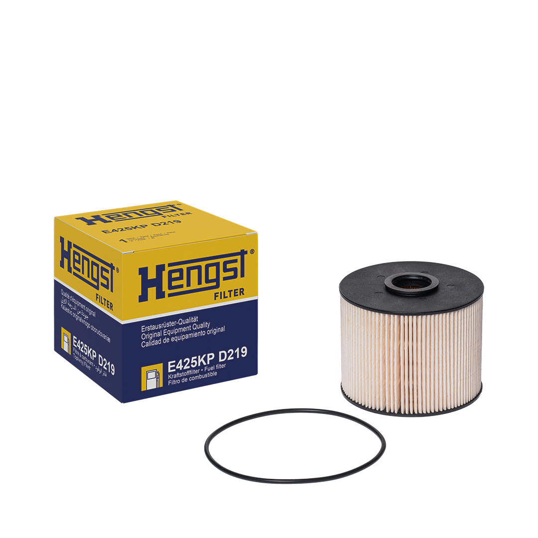 HENGST FILTER Brændstof-filter e425kpd219 Filterindsats 73mm for CITROËN FORD PEUGEOT FIAT TOYOTA