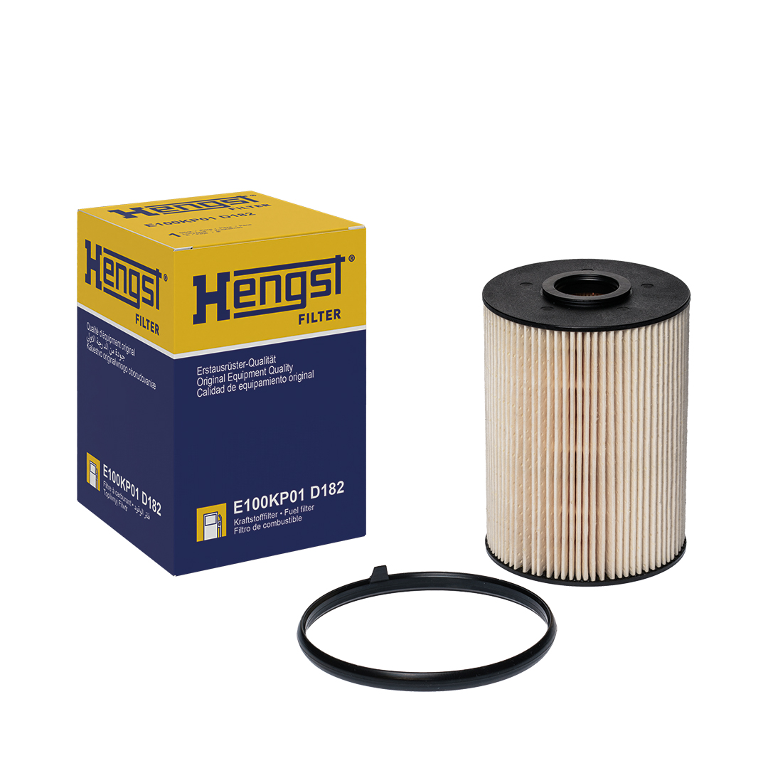 HENGST FILTER Brændstof-filter e100kp01d182 Filterindsats 110mm for FORD VOLVO