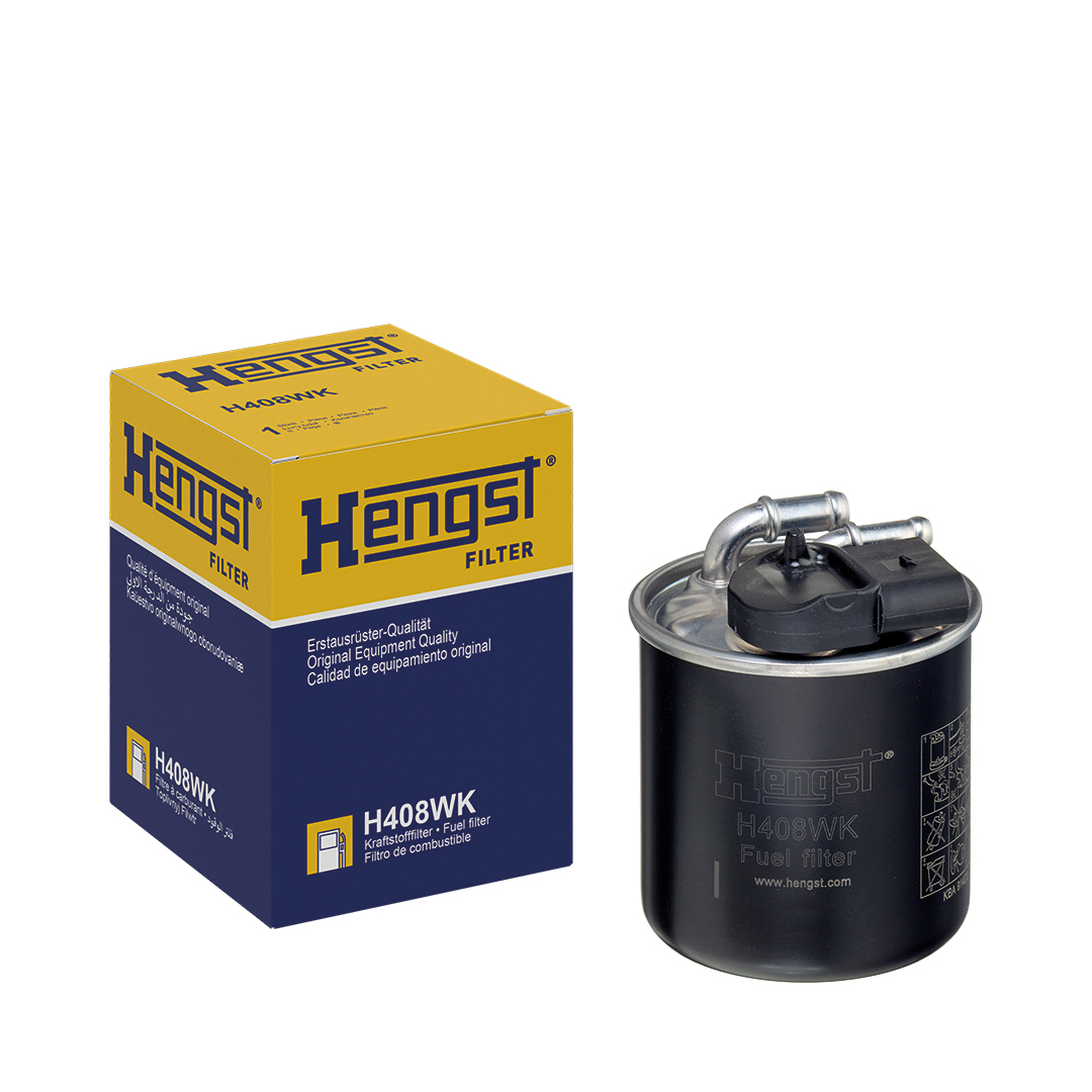 HENGST FILTER Brændstof-filter h408wk Ledningsfilter 125mm for MERCEDES-BENZ