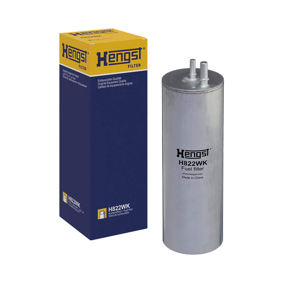 HENGST FILTER Brændstof-filter h822wk Ledningsfilter 278mm for VAG