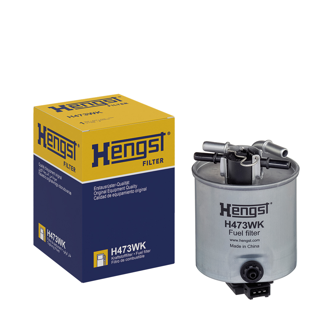 HENGST FILTER Brændstof-filter H473WK Ledningsfilter 145mm for NISSAN