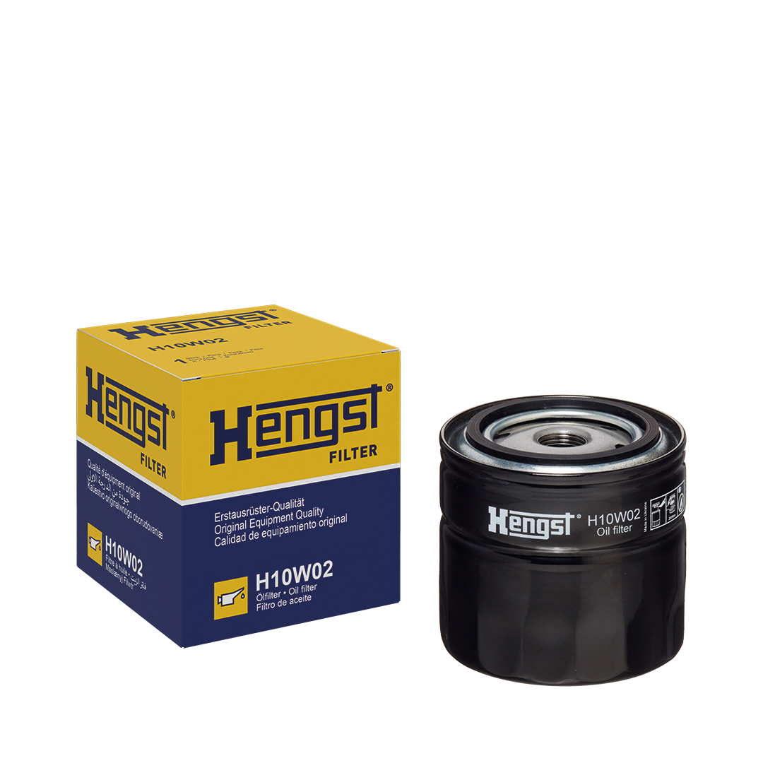 HENGST FILTER Oliefilter h10w02 Påskruet 95mm 3/4-16 UNF for VOLVO FORD GARDNER STEYR GENERAL MOTORS RENAULT AGRALE MWM RENAULT TRUCKS GLAS