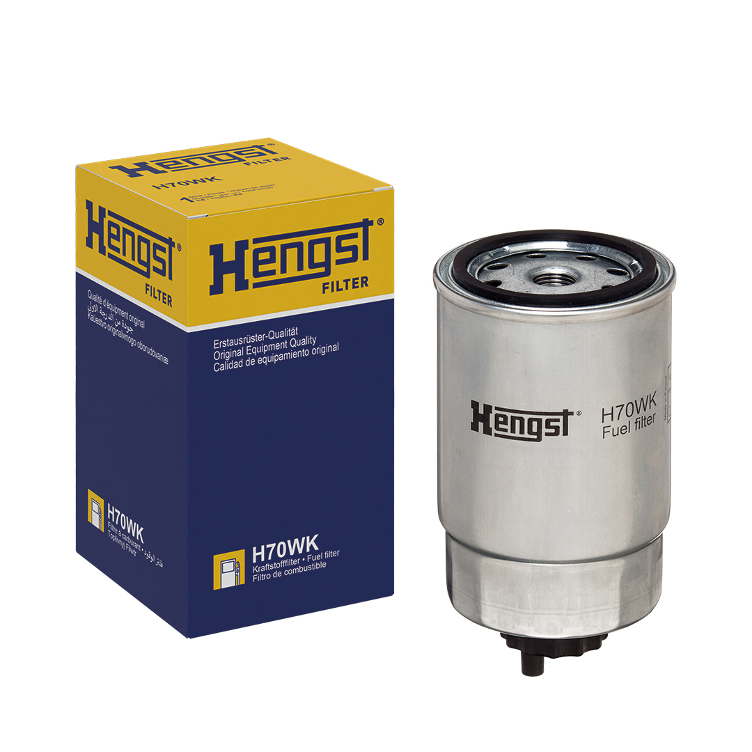HENGST FILTER Brændstof-filter h70wk Påskruet filter 149mm M16x1.5 for VOLVO FORD FIAT STEYR VM GENERAL MOTORS IVECO VAG GURGEL ROVER MWM