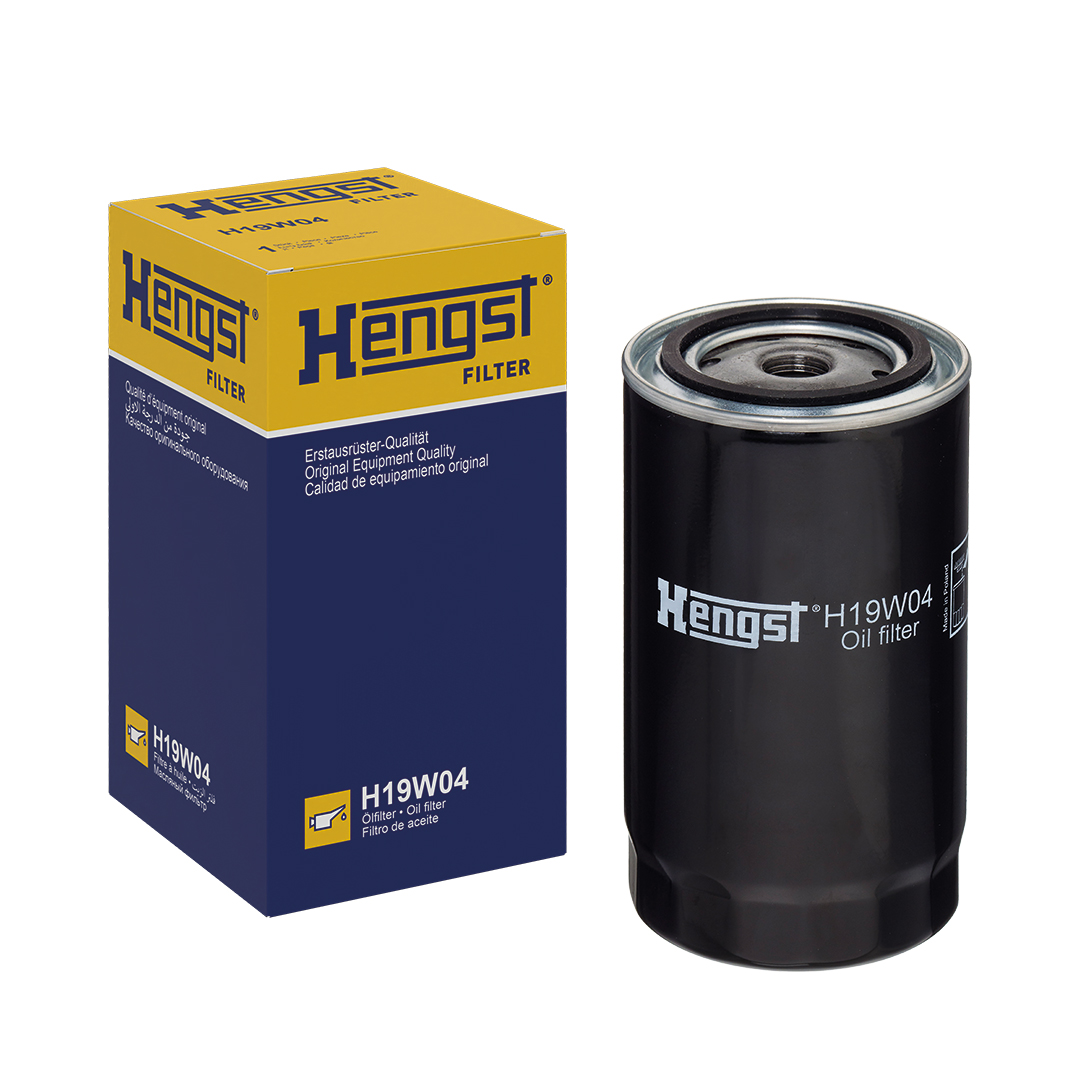 HENGST FILTER Oliefilter h19w04 Påskruet 183mm 3/4-16 UNF for GARDNER FORD RENAULT VOLVO GENERAL MOTORS HYUNDAI CHRYSLER IVECO MAN NISSAN TALBOT FREI