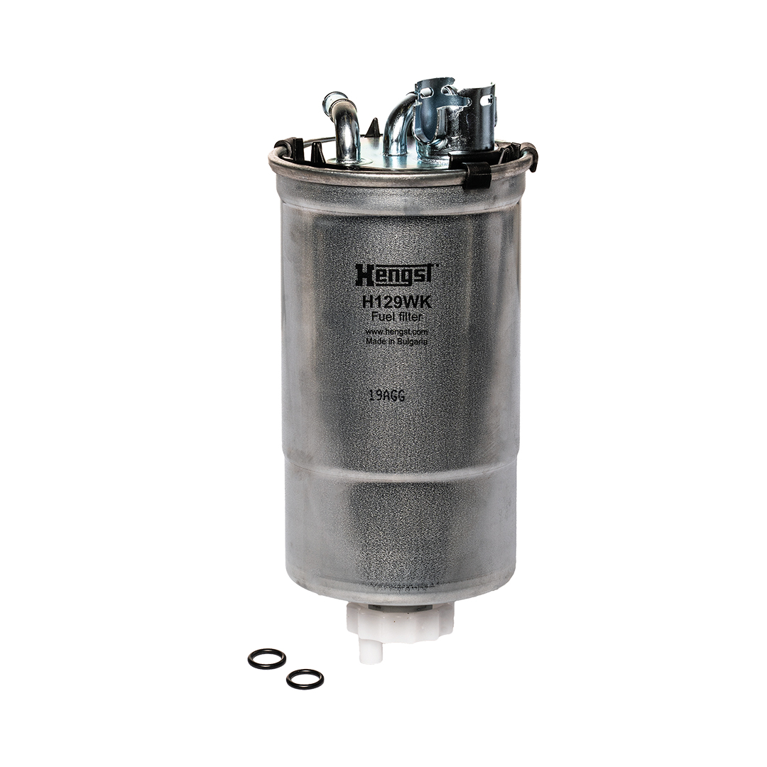 HENGST FILTER Brændstof-filter h129wk Ledningsfilter 198mm for VAG