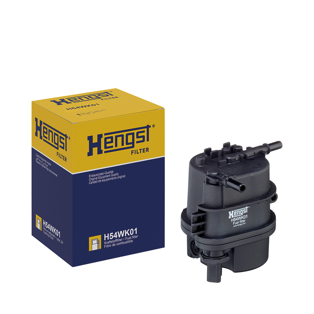 HENGST FILTER Brændstof-filter h54wk01 Ledningsfilter 131mm for PEUGEOT CITROËN FORD MAZDA TOYOTA