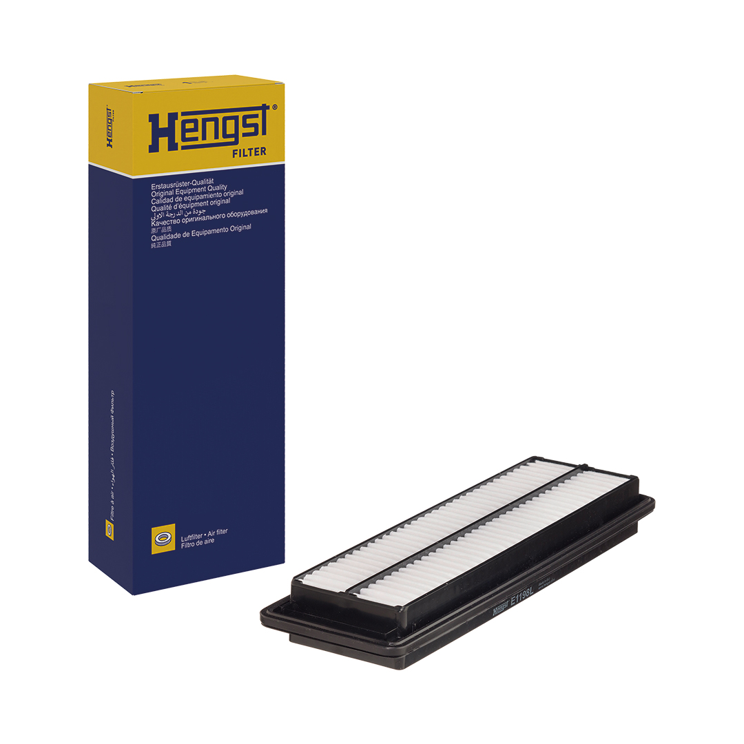HENGST FILTER Luftfilter e1198l Filterindsats 43mm for HONDA