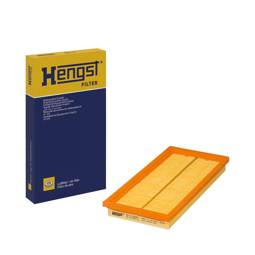 HENGST FILTER Luftfilter e1197l Filterindsats 33mm for FIAT