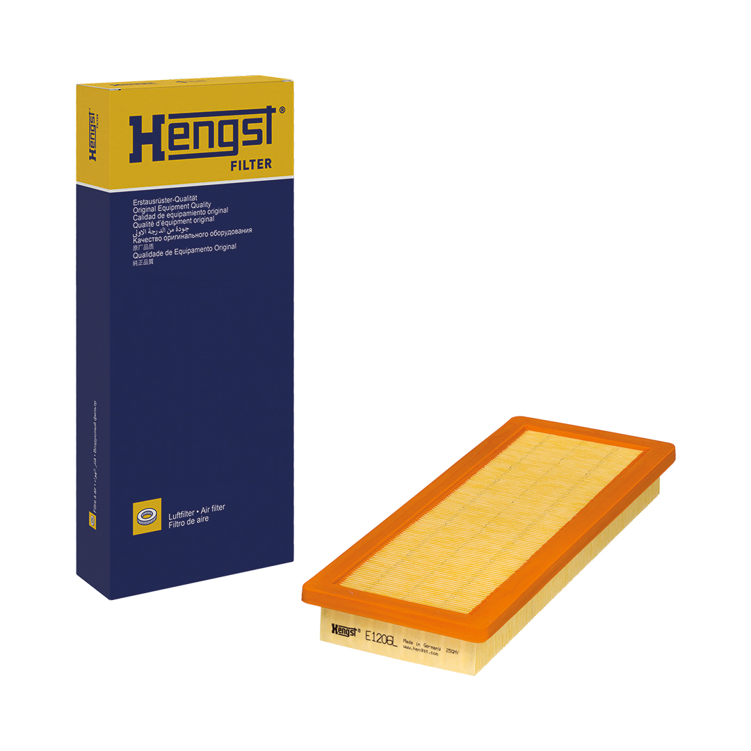 HENGST FILTER Luftfilter e1206l Filterindsats 43mm for PEUGEOT BMW CITROËN