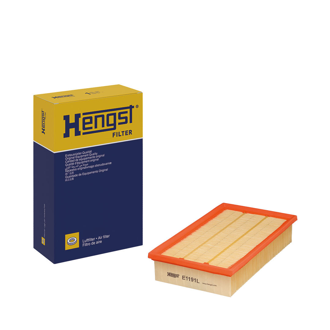 HENGST FILTER Luftfilter e1191l Filterindsats 50mm for JAGUAR