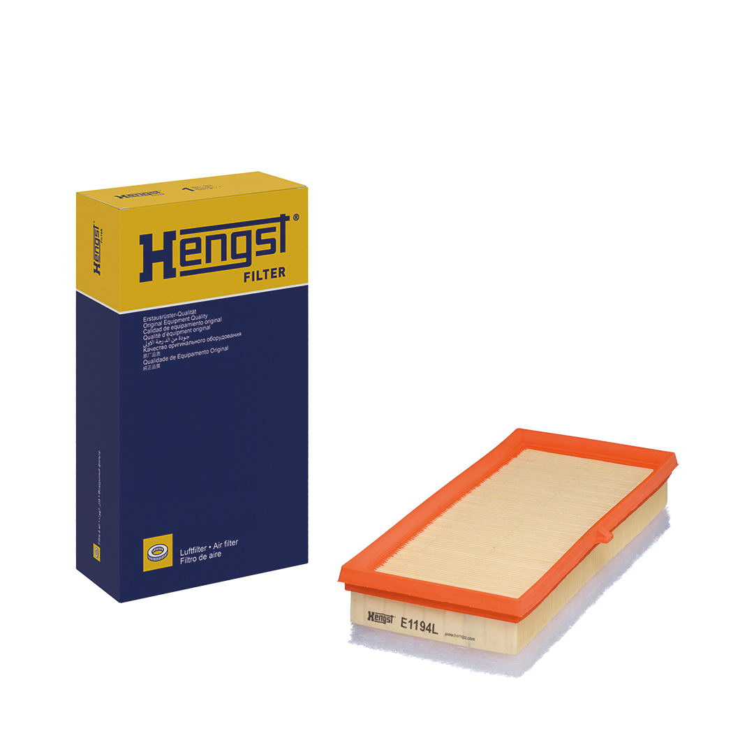 HENGST FILTER Luftfilter e1194l Filterindsats 64mm for TOYOTA