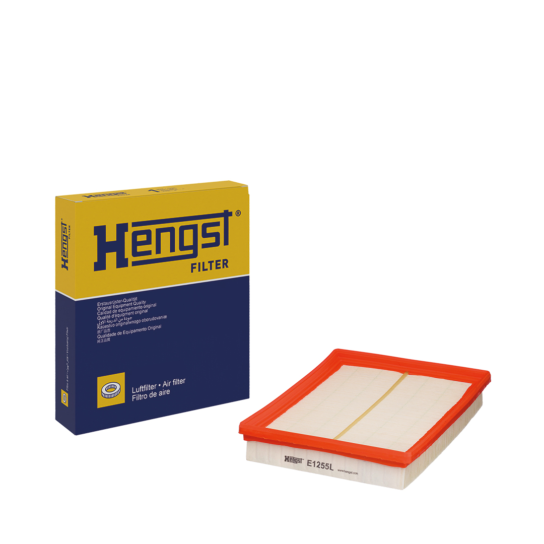 HENGST FILTER Luftfilter e1255l Filterindsats 44mm for KIA