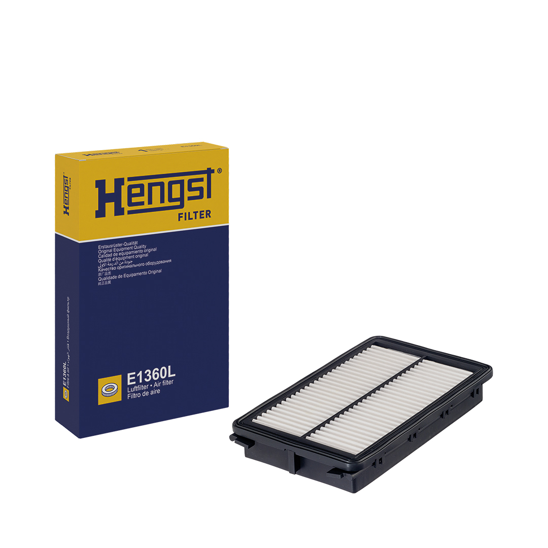 HENGST FILTER Luftfilter e1360l Filterindsats 43mm for KIA