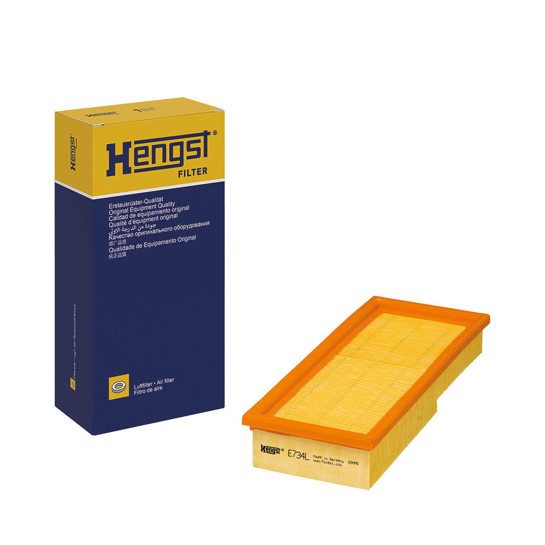 HENGST FILTER Luftfilter e734l Filterindsats 50mm for MERCEDES-BENZ CHRYSLER FIAT