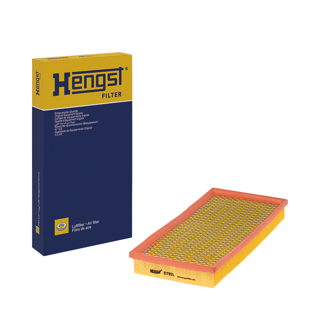 HENGST FILTER Luftfilter e792l Filterindsats height_mm_209|Højde [mm]|38 38mm for VOLVO CHRYSLER AMC FIAT