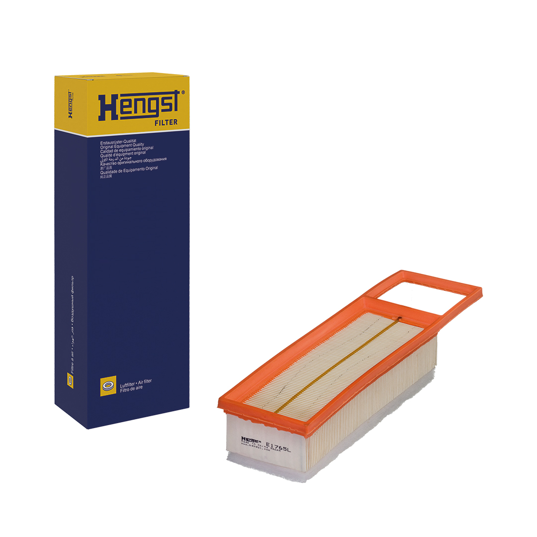 HENGST FILTER Luftfilter E1765L Filterindsats 80mm for PEUGEOT