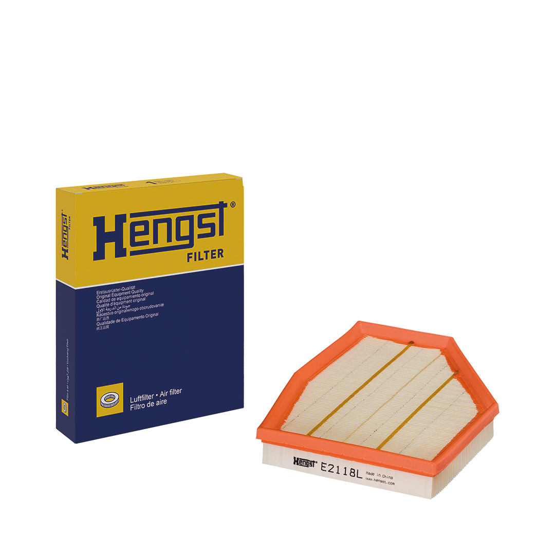 HENGST FILTER Luftfilter e2118l Filterindsats 37mm for BMW