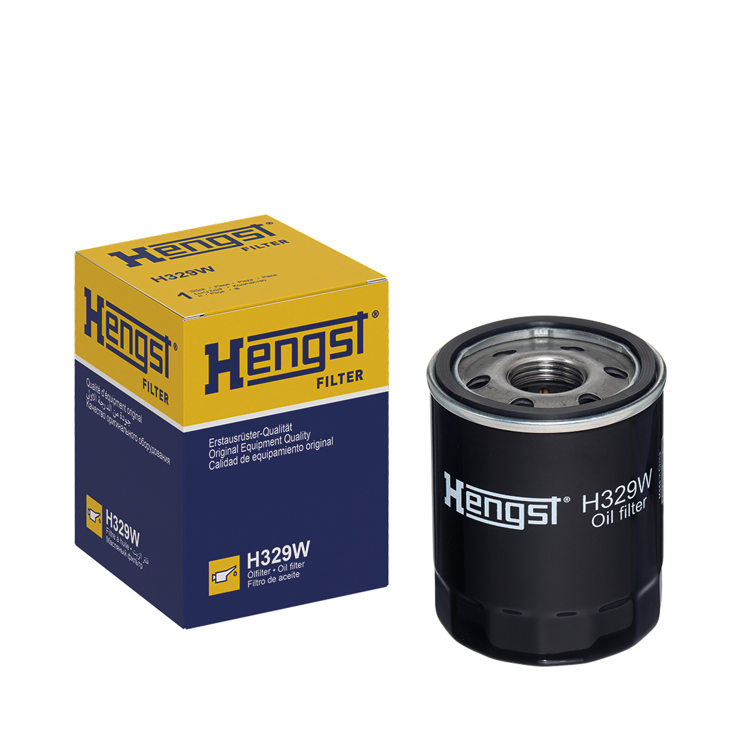 HENGST FILTER Oliefilter h329w Påskruet 100mm 1-12 UNF-2B for LAND ROVER JAGUAR
