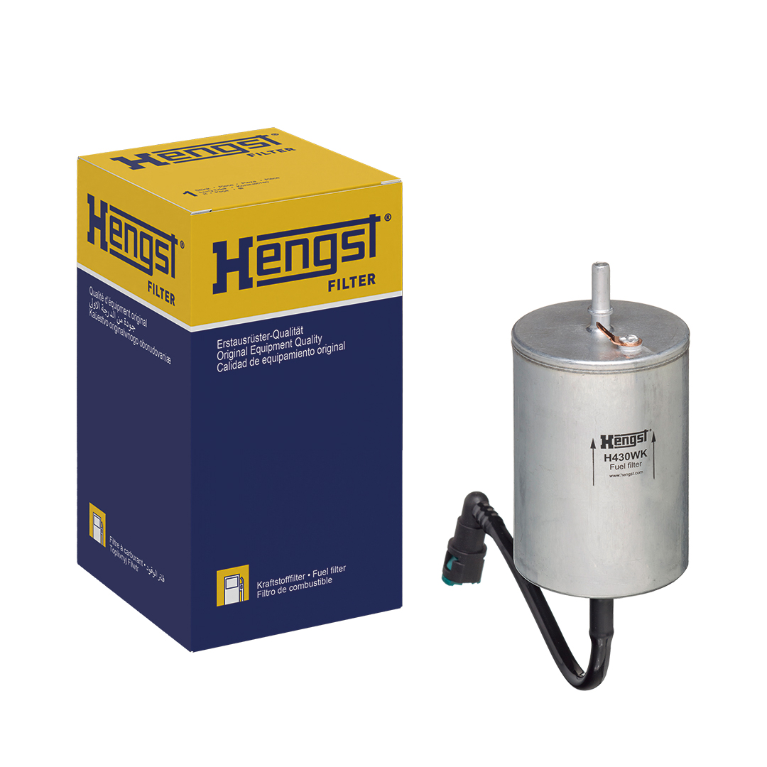 HENGST FILTER Brændstof-filter h430wk Ledningsfilter 217mm for PORSCHE