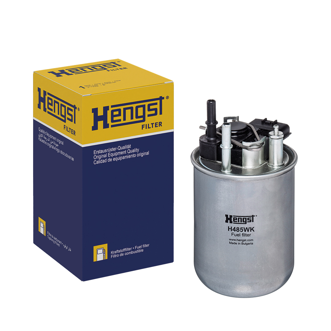 HENGST FILTER Brændstof-filter h485wk Ledningsfilter 171mm for NISSAN